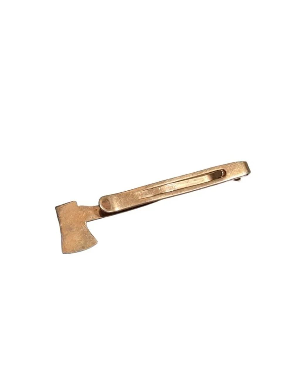 Vintage 1960 Swank Two-Tone Axe Tie Bar 3